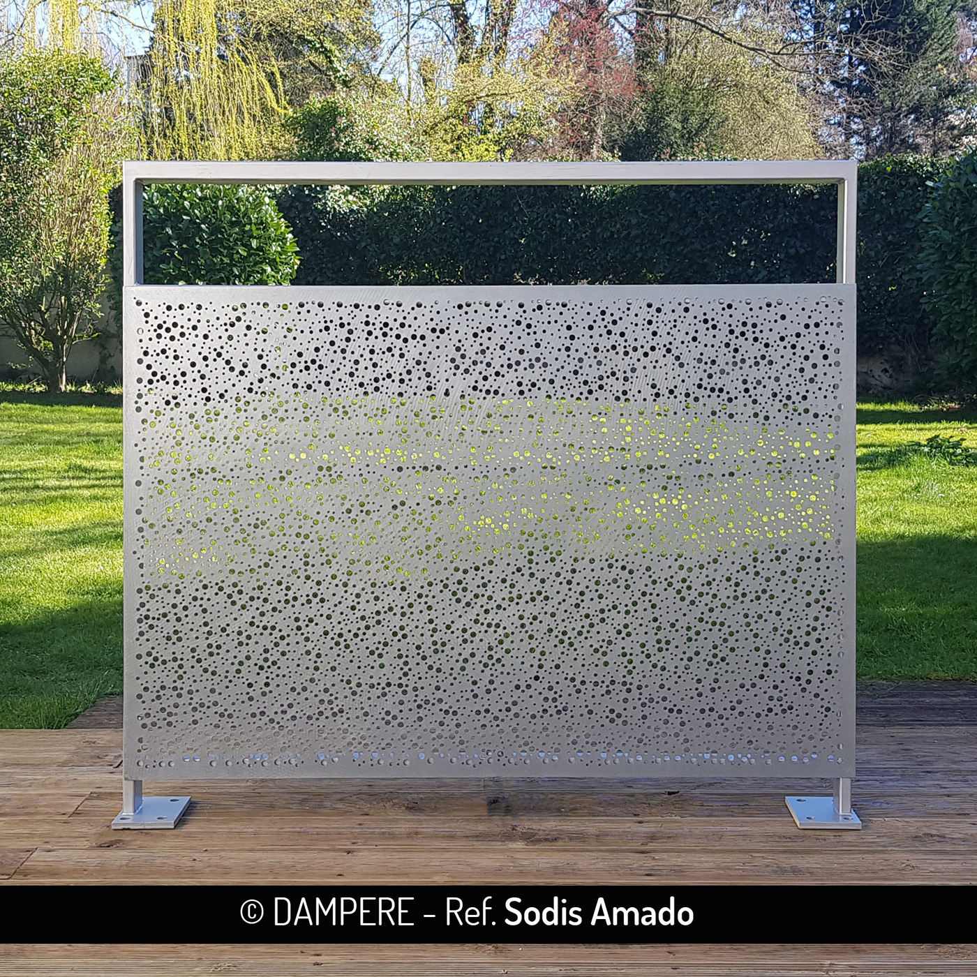 SODIS AMADO perforated sheet metal by Dampere