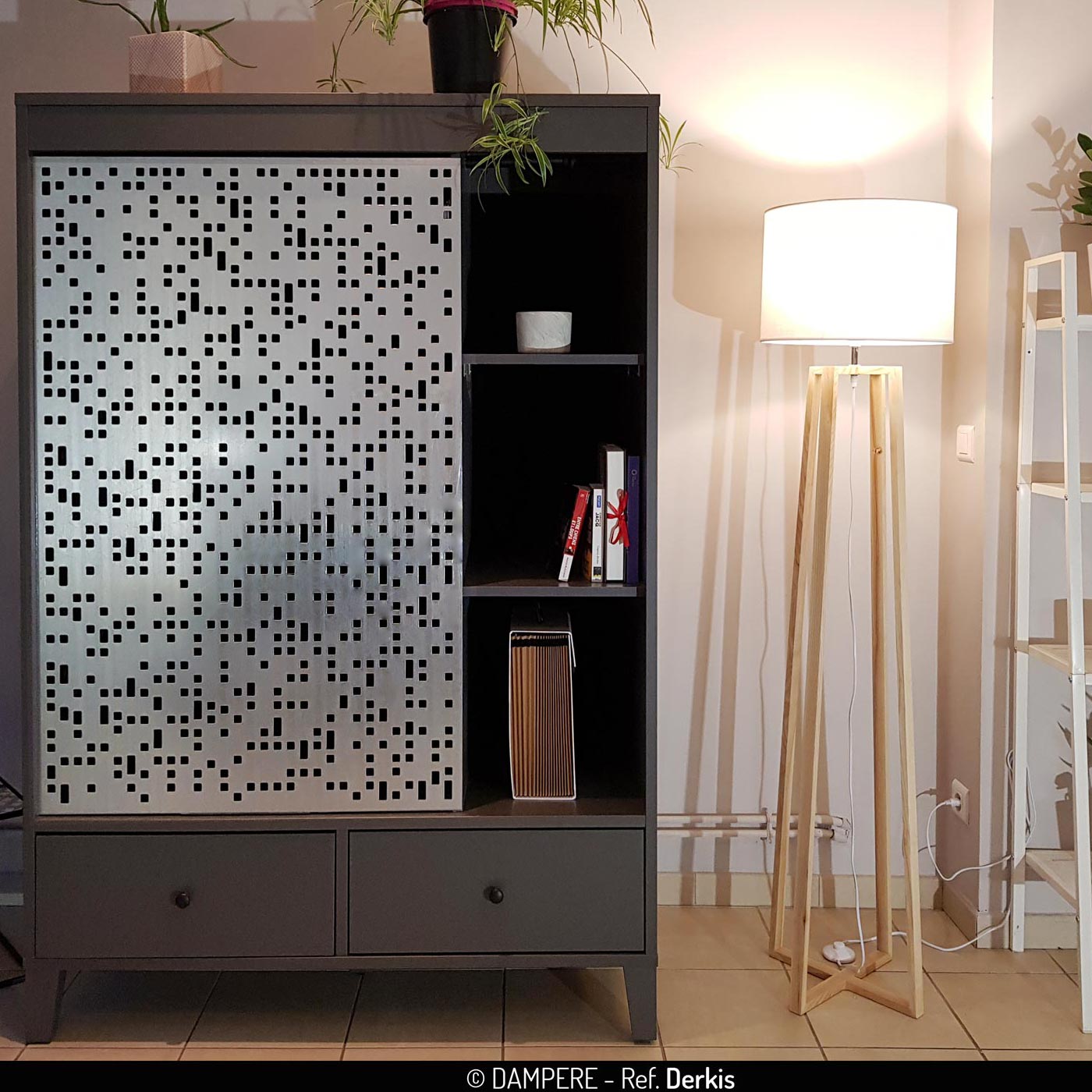 Tole perforee decorative DERKIS par Dampere