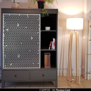 Tole perforee decorative MOSAIQUE ERGOT par Dampere