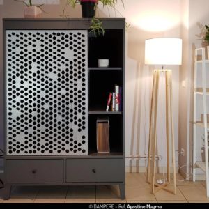 Tole perforee decorative AGOSTINE MAGMA par Dampere