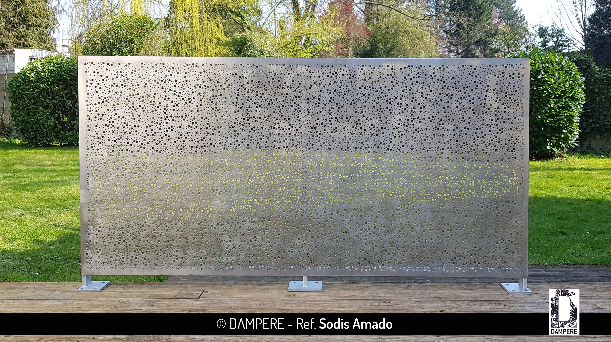 SODIS AMADO perforated sheet metal by Dampere