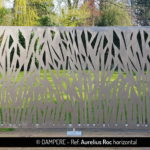 Tole decorative en decoupe laser AURELIUS ROC par Dampere