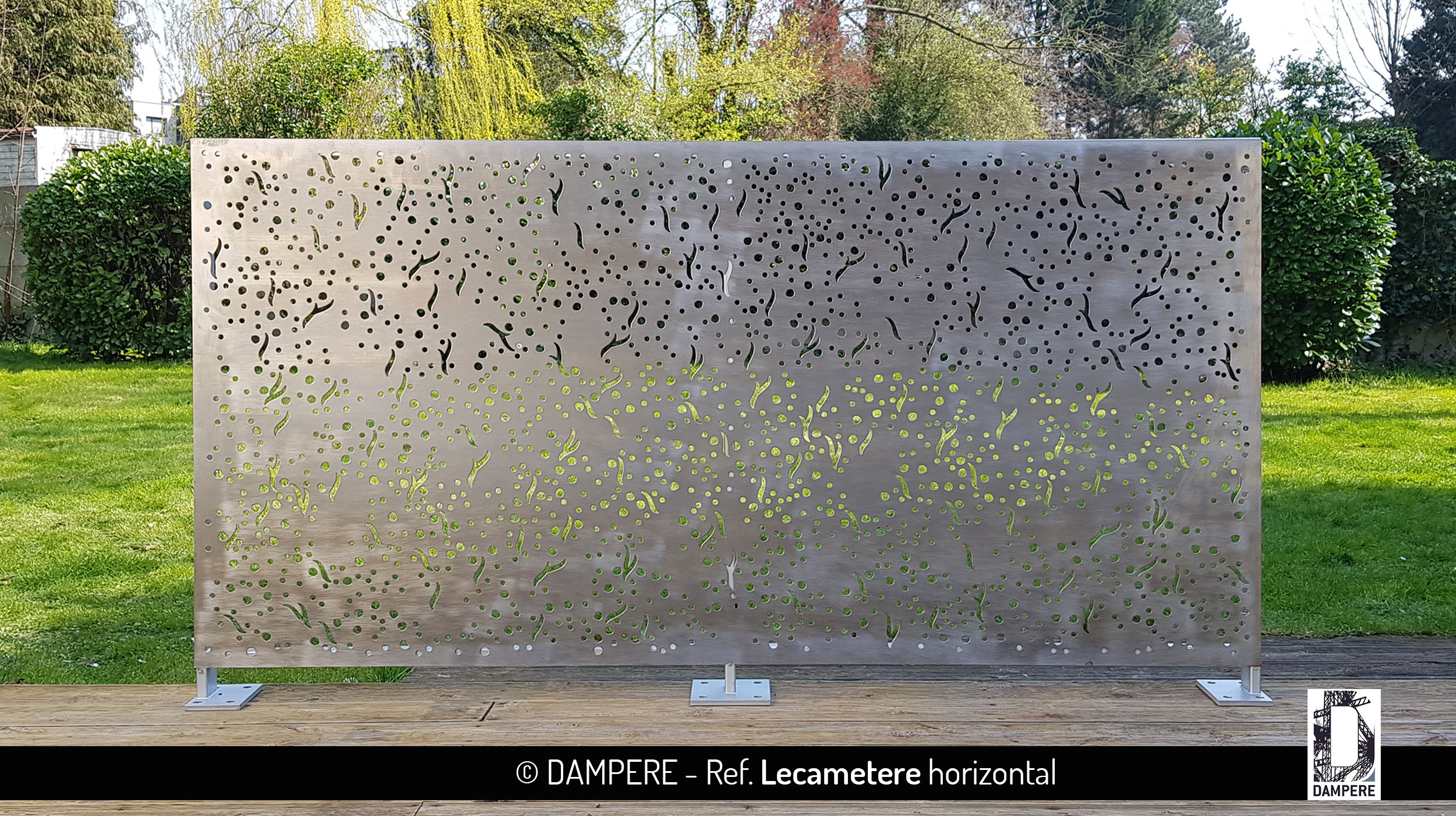 Tole perforee decorative LECAMETERE par Dampere