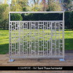 SAINT THAUX laser cut decorative sheet metal by Dampere