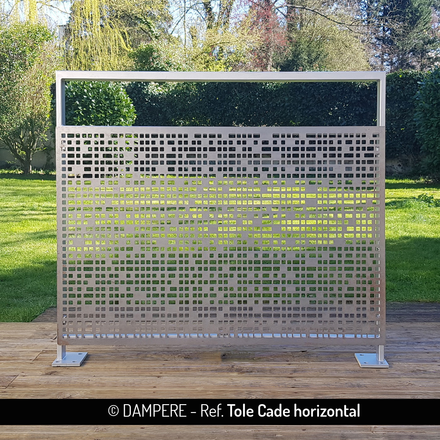 Tole perforee decorative TOLE CADE par Dampere